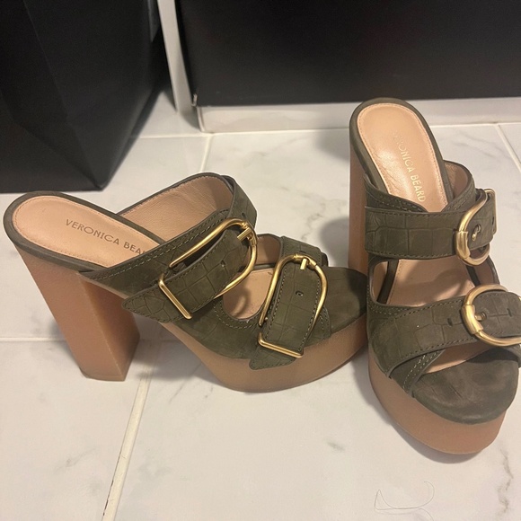 Veronica Beard Sandal Heel 5M - Picture 1 of 2
